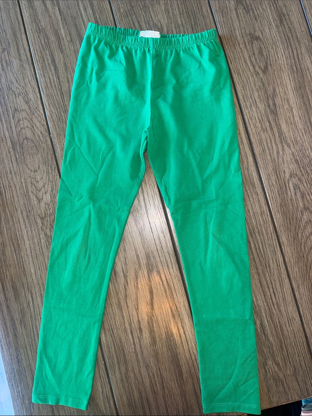 The Beaufort Bonnet Company Bright Green Girls' Stretch Leggings